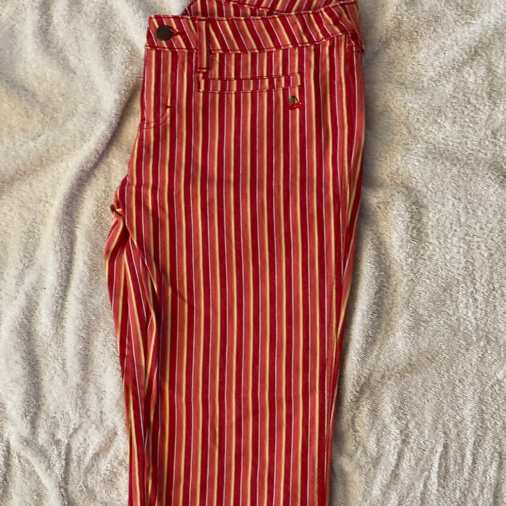 Striped jeans